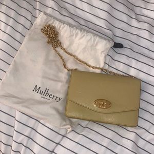 Mulberry cross body bag, yellow, excellent condition